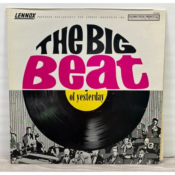 Lennox Industries The Big Beat of Yesterday Jazz Vinyl LP 30s Big Band Columbia - Picture 5 of 7